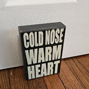 Black and White Decorative Sign
